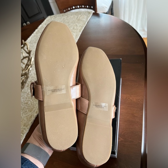 Dolce Vita Mellie Nude Patent Leather Flats 7.5 - Picture 5 of 6